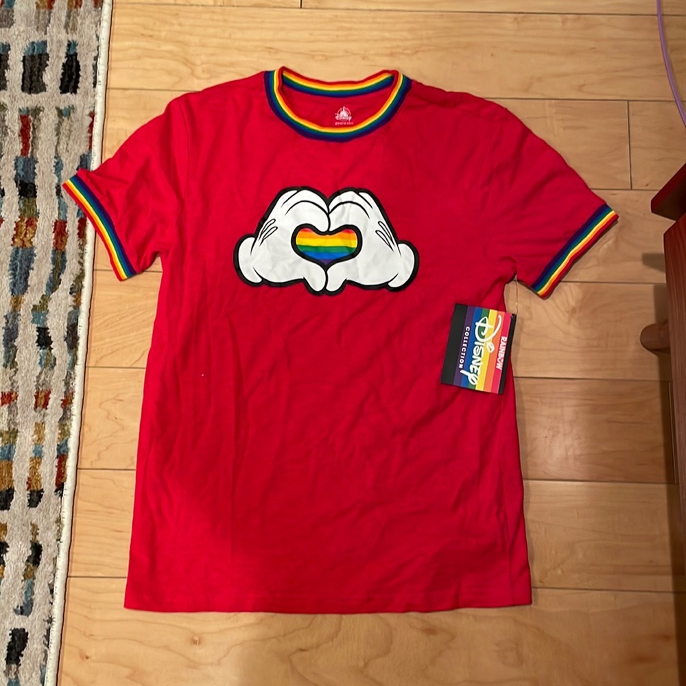 Disney Rainbow Collection Pride Shirt- Adult S